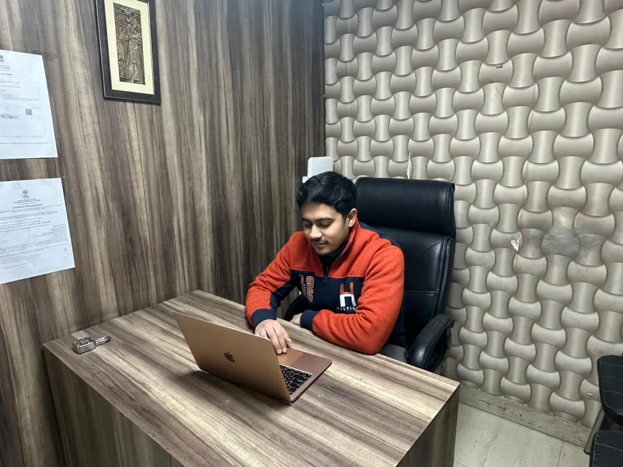 Diverse Dzentra technology team conducting a strategic meeting in a modern office setting