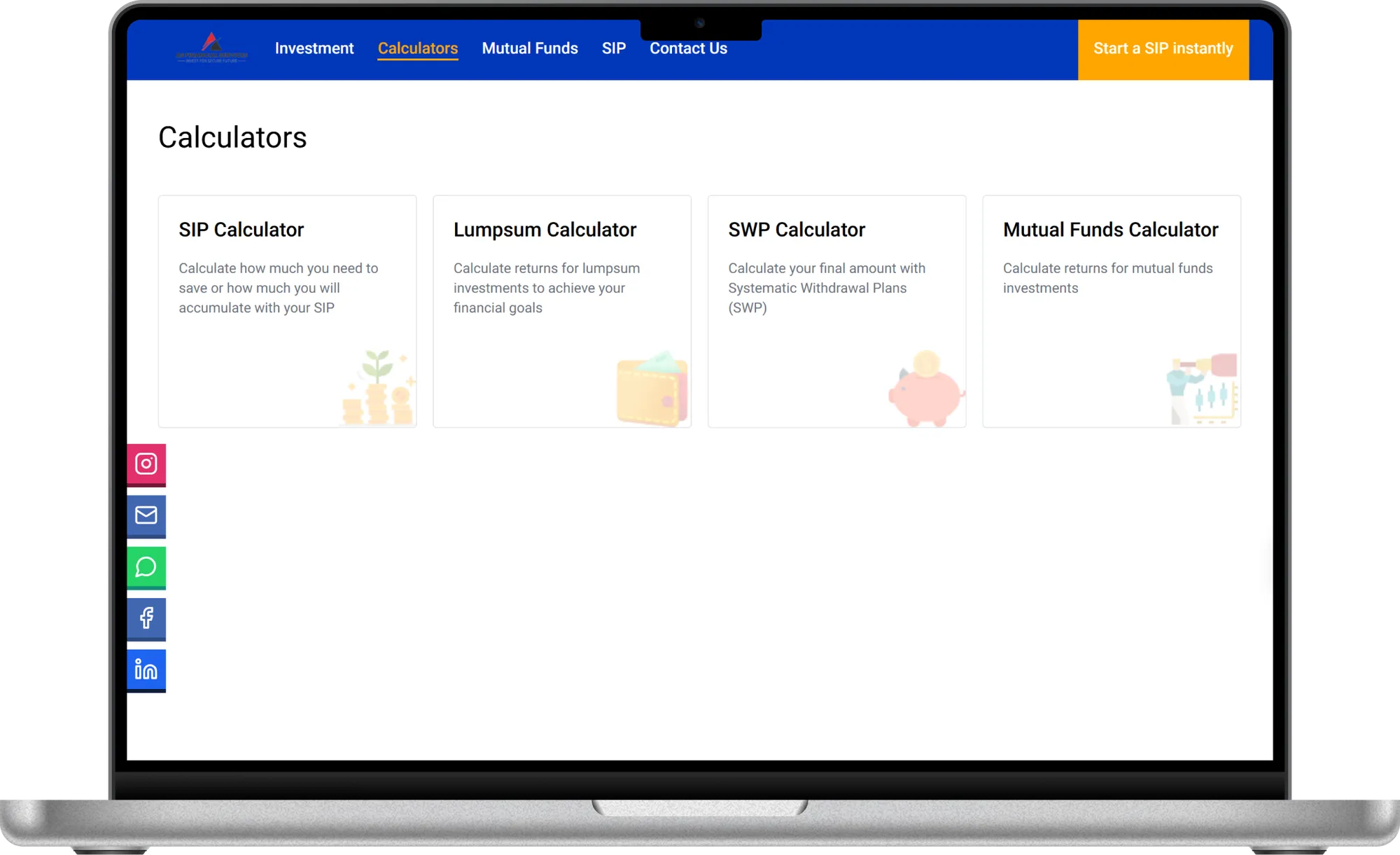 AS Financials web screenshot 4 showing key features and user interface