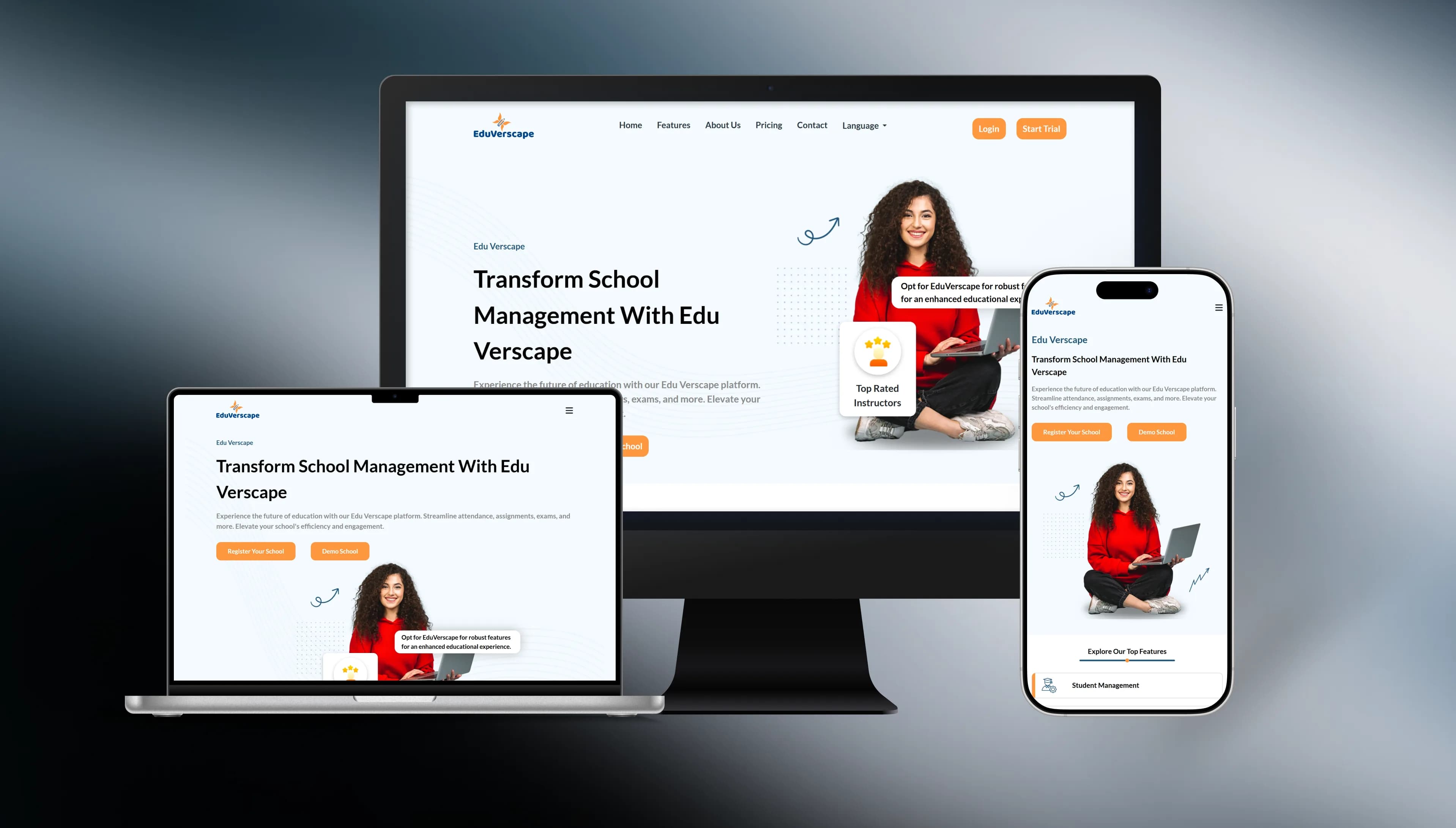 Eduverscape - Smart School Management. One Powerful Platform.