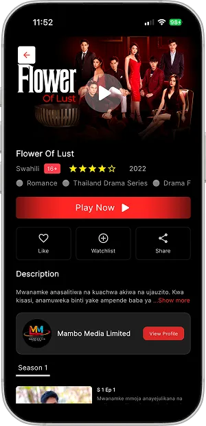 Poaflix mobile app screenshot 4 showing key features and user interface